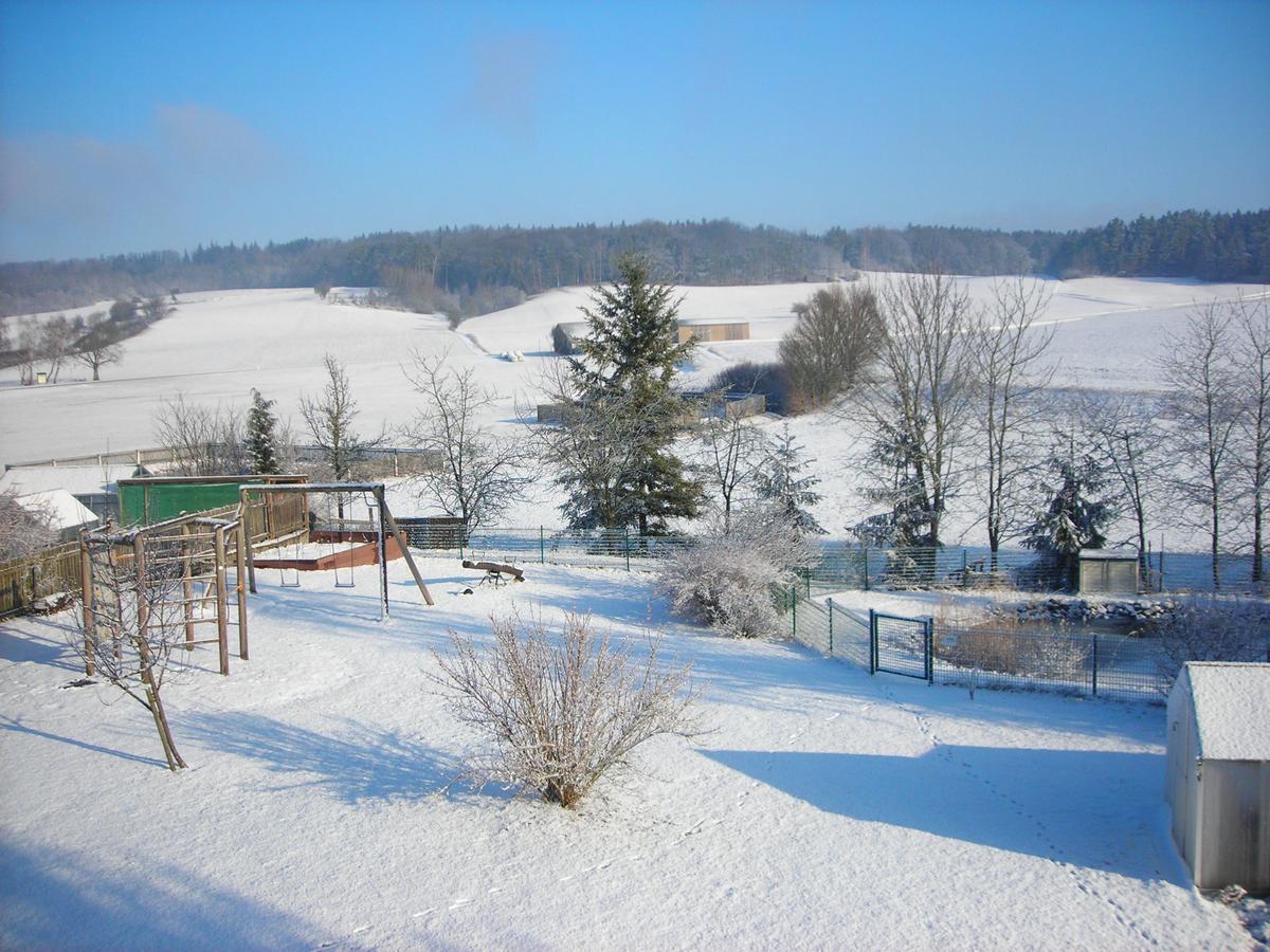 Pension "Der Sulzbachhof" Lehrberg ภายนอก รูปภาพ